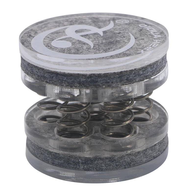 

4pcs Kuangm Audiophile shock spikes spring damping pad HIFI audio Stand Feet speaker spike audio CD amplifier foot pad