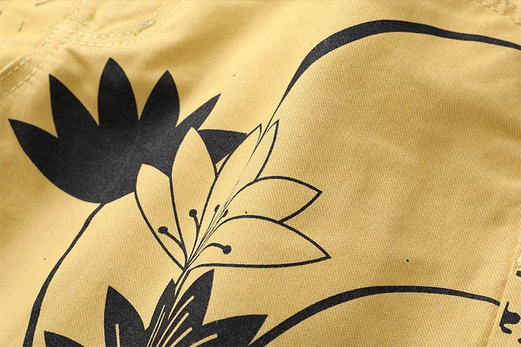 Mens Straight Printed Jeans 2020 Brand New Summer Designer Denim Pants Casual Streetwear for Men Ink Painted Hombre | Мужская одежда