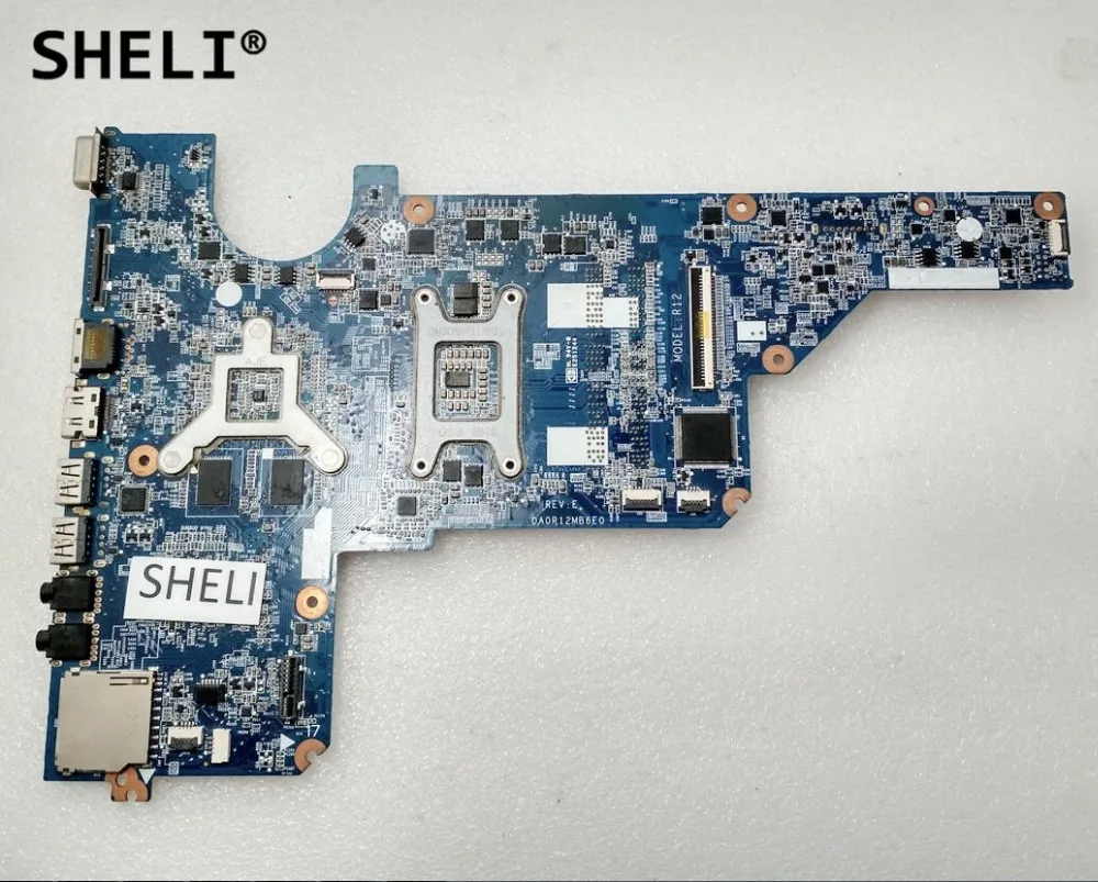 SHELI для HP G4 G6 1000 материнская плата DA0R12MB6E0 636372 001 636371 001|Материнские платы| |