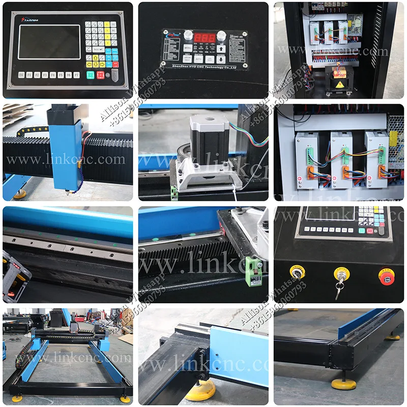 Detachable cnc metal plasma cutting machine steel cutter 1500x3000mm 1530 table Huayuan cut 60 100 | Инструменты