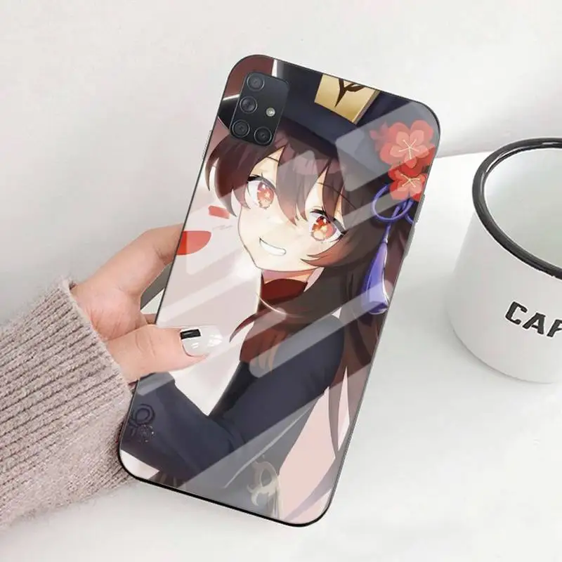 

Hu Tao Genshin Impact Phone Case For Samsung S6 7edge 8 9 10e 20plus S20 Ultra Note8 9 10pro A72018 Tempered Glass