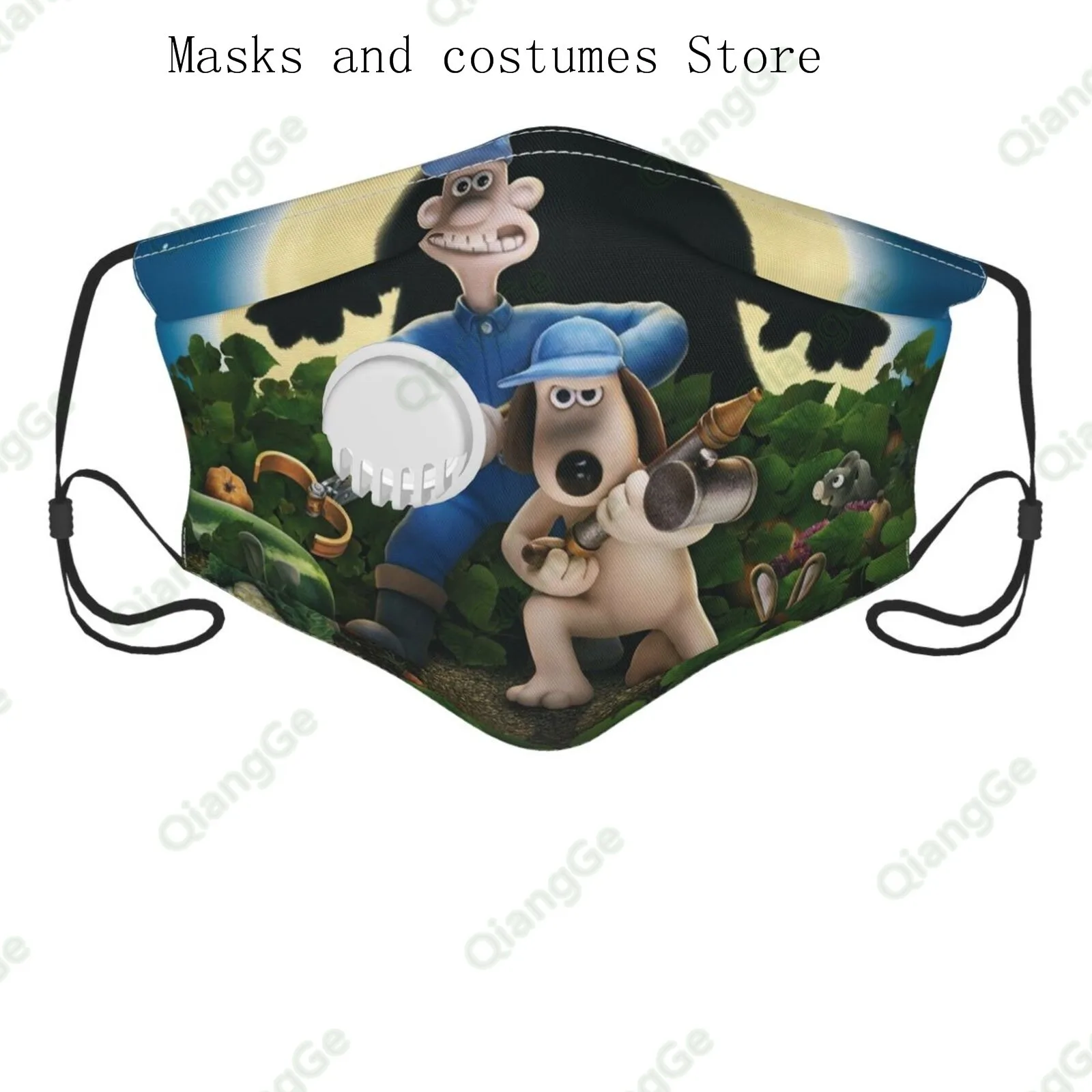Пылезащитная респираторная маска с клапаном Wallace Gromit Pm2.5 дышащая многоразовая