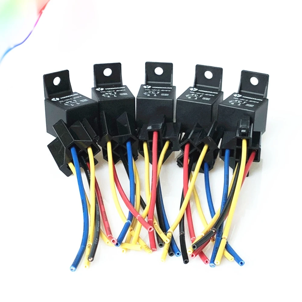 5 Pin 40A Водонепроницаемый автомобильное реле долгий срок службы автомобильные Mayitr