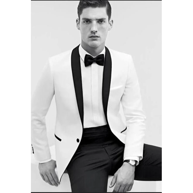 8 Двубортный светло-голубой Slim Fit смокинг для шафера, жениха с заостренными лацканами Для мужчин костюмы Best человек 2 шт. костюм для свадьбы(куртка+ штаны - Цвет: 8