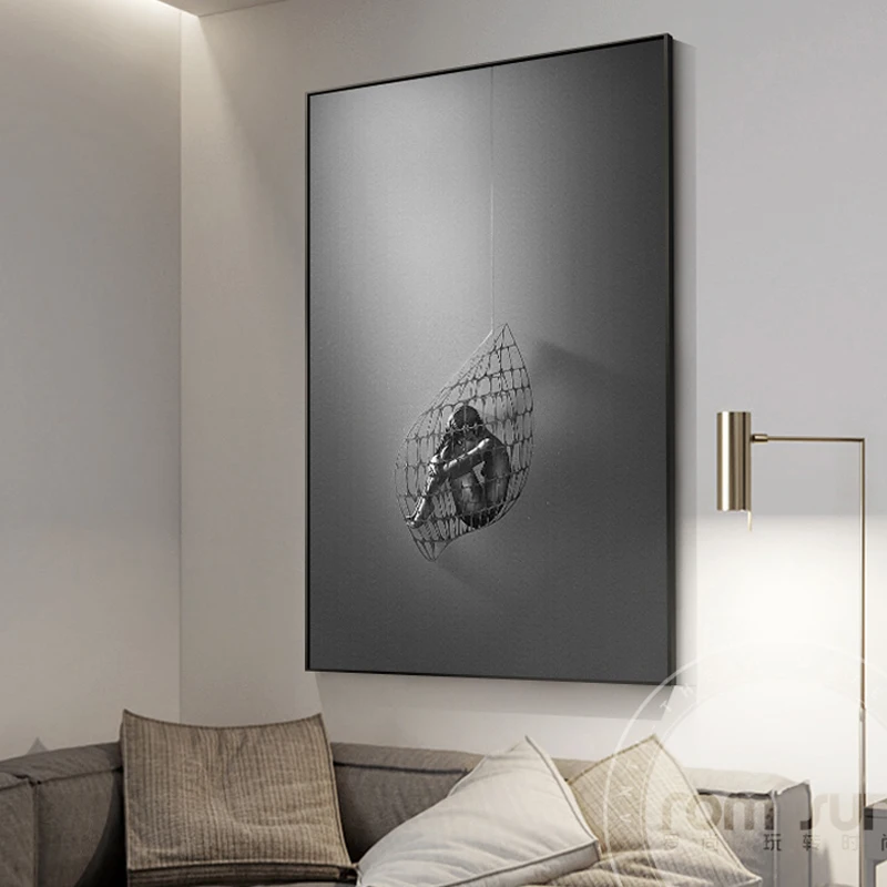 

New Chinese Style painting Canvas Print And Poster Wall Pictures For Living Room Artistic Sexy Girl Wall Art