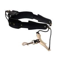 professional belt for tenor baritone saxophone neck strap with hook clasp accessories pu leather clarinet soft harness shoulder