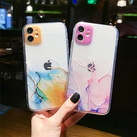 vintage colorful crack phone case for iphone 12 11 pro max xr xs max mini 7 8 6s plus x se 2020 soft imd clear back cover coque