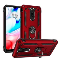 luxury armor shockproof case for xiaomi redmi 8 case silicone bumper hybrid case for xiaomi redmi 8a redmi8 metal ring cover