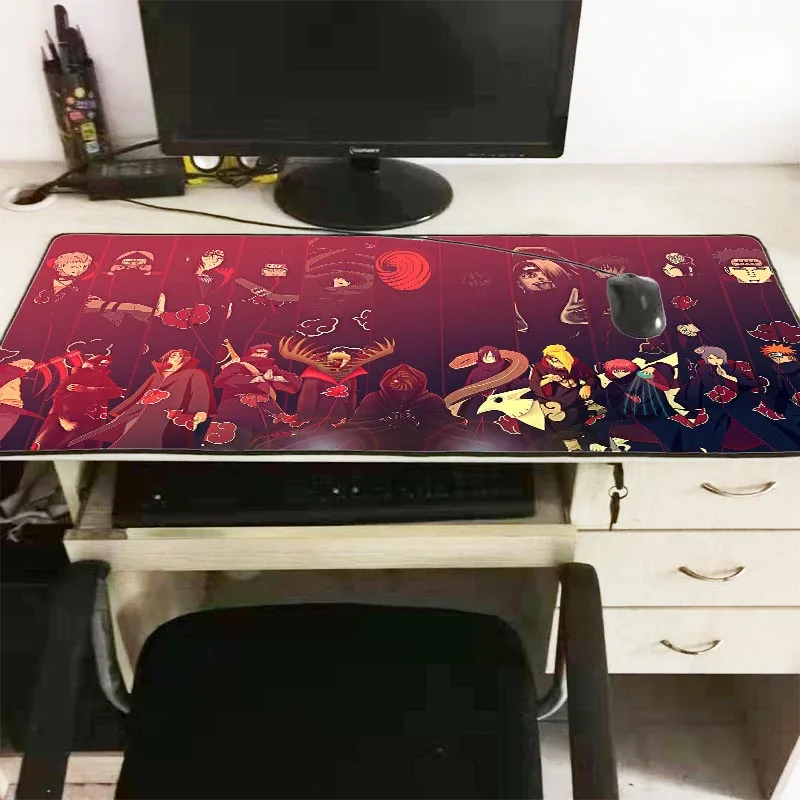xgz anime large gaming mouse pad lock edge mouse mat for laptop computer keyboard pad desk pad for dota csgo mousepad xxl free global shipping