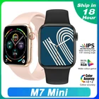 Новинка 2022, умные мини-часы M7, IP68, Bluetooth, диаметром 41 мм, Смарт-часы PK IWO 14 Pro Series 7 M16 Mini