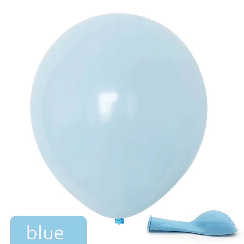 blue 30pcs 30 шт. 10 дюймов Macaroon шары из латекса круглой формы Свадьба День рождения комнаты backgroud настенные украшения принадлежности для надувных шаров - Цвет: blue 30pcs