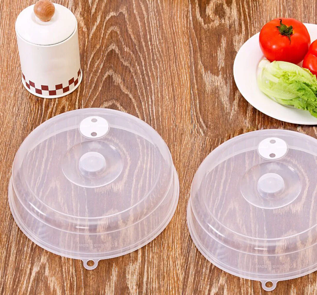 1Pc Food Cover Plastic Microwave Anti-Sputtering Oil Cap Heated Sealed Multifunctional Dust Dish Kitchen Tool | Дом и сад