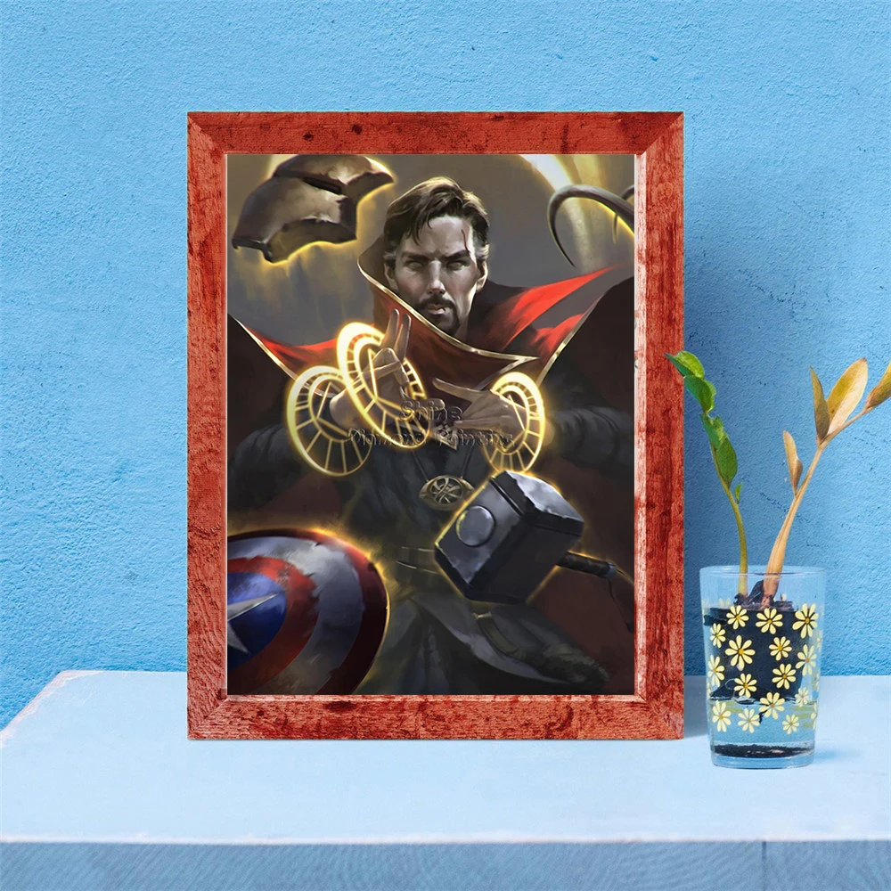 Алмазная живопись с доктором странным Marvel 5D DIY искусство мультфильм Вышивка