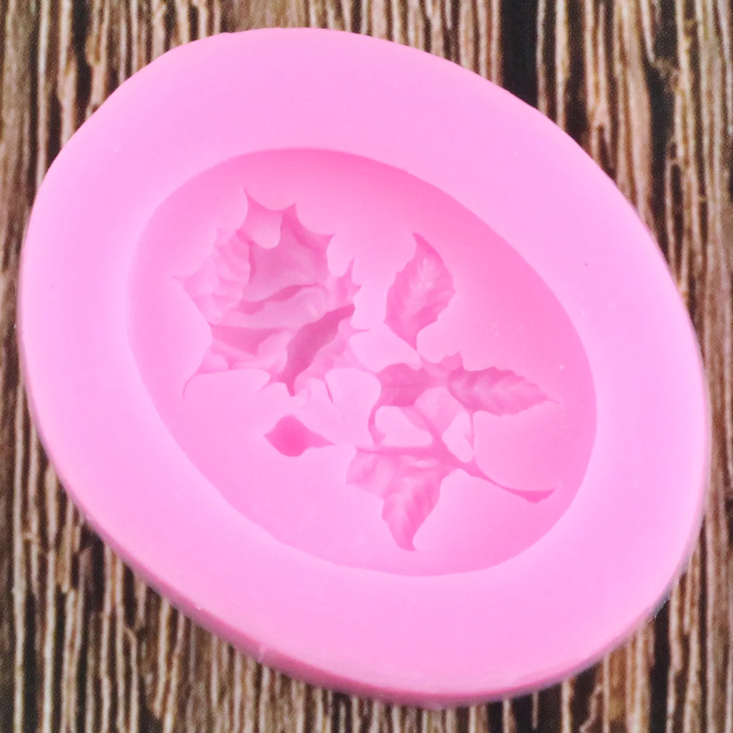 Розовые силиконовые формы в виде цветка кекса Топпер помадка DIY Инструменты для