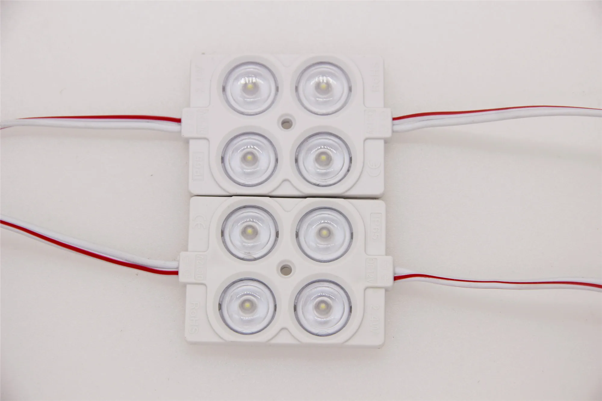160 Deg 2 4 W UL светодиодный впрыск ПВХ ABS Модуль DC12V белый 2835 водонепроницаемый свет