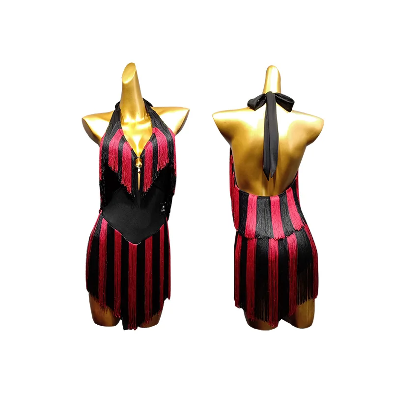 Платья для латиноамериканских танцев с кисточками на конкурс сальса