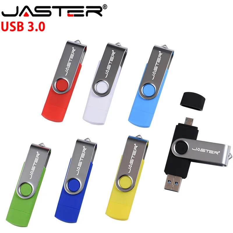 Оригинальный флеш накопитель JASTER D103 OTG USB 3 0 128 ГБ 64 32 16 8 для Android/ПК посылка кой|USB