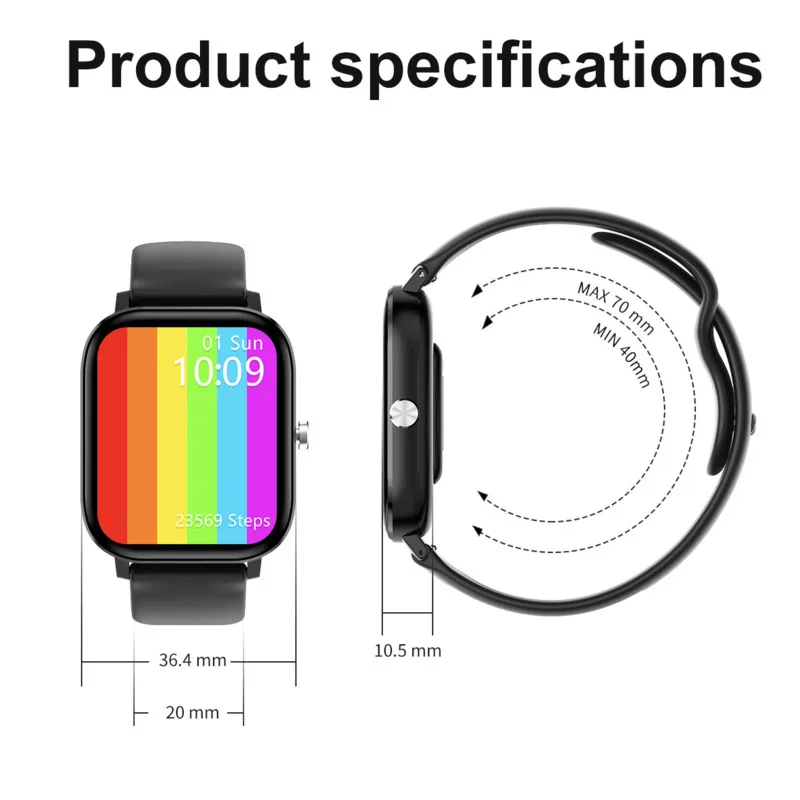 

DT36 SmartWatch 1.75 inch Amoled Screen Tracker Fitness Sport women SmartWatch Bluetooth Call Android IOS Band