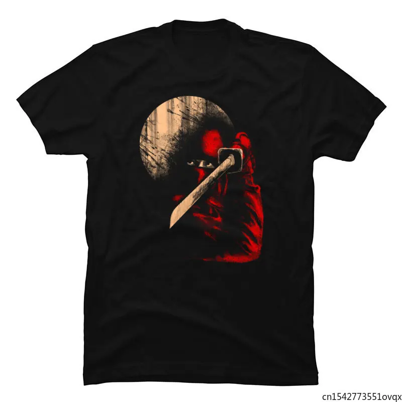 

Hot Sale Men T Shirt Midnight Ninja Samurai Customized Tees Fabric Short Sleeve Loose Clothing Shirt