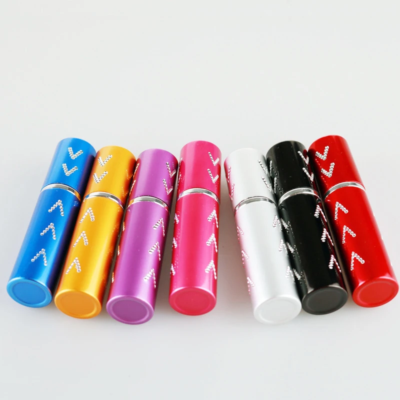 50 шт./лот Мини Металлические парфюмерные многоразовые бутылки распылители