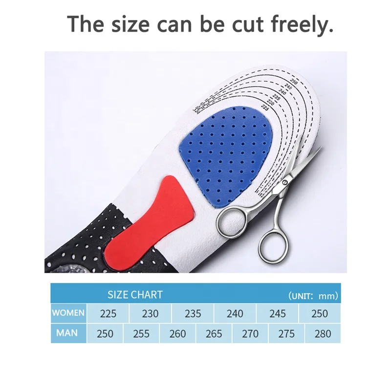 Лидер продаж силиконовая гелевая стелька для обуви из ЭВА амортизирующая обувь