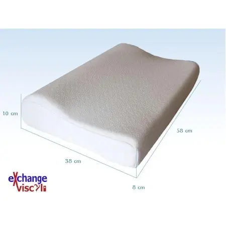 Вязкоупругий подушка ортопедическая поддержки шеи 58*38*10/8 см дакимакура для дома