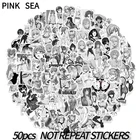 103050 шт.компл. аниме Hentai сексуальный Банни девушка вайфу мультфильм Граффити смешанные наклейки для Diy подарок ноутбук скейтборд чемодан чехол