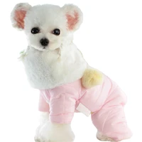 double sided soft quilted winter dog clothes thick warm jacket plus velvet outfit apparel yorkshire pomeranian puppy clothes