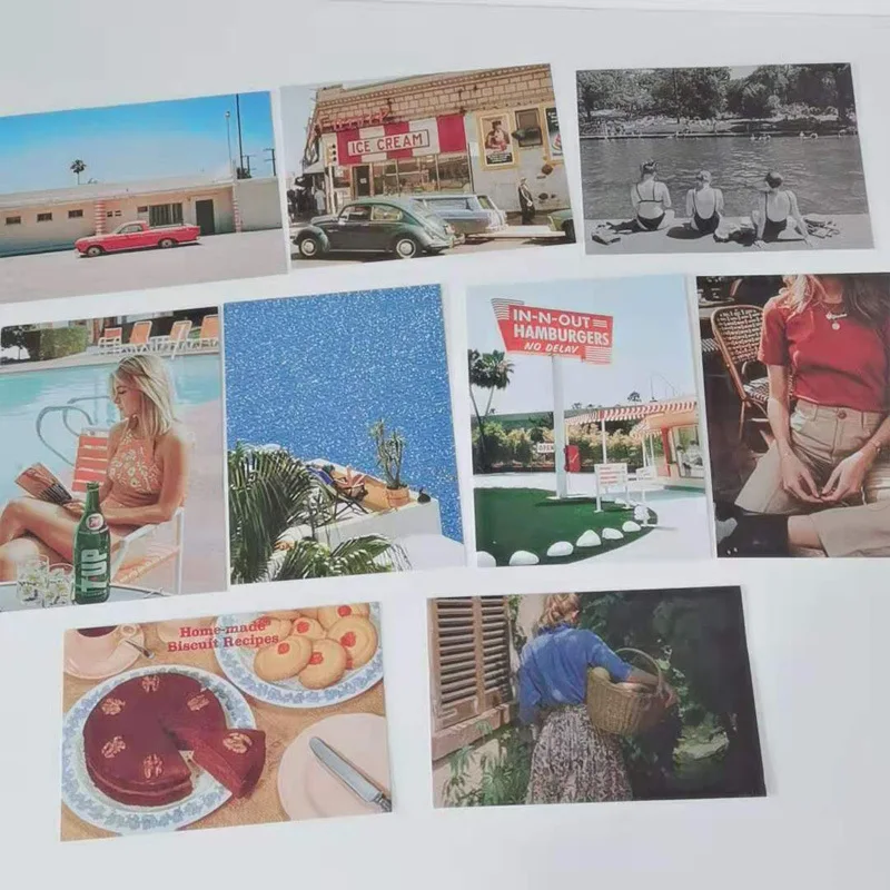 Ретро французская карточка набор для фотографий художественный реквизит