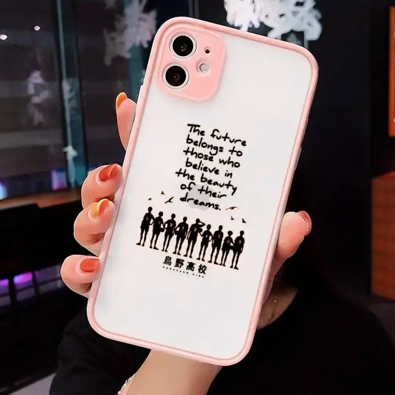 

karasuno high haikyuu volleyball team pantone Phone Case matte transparent For iphone 7 8 11 12 plus mini x xs xr pro max cover