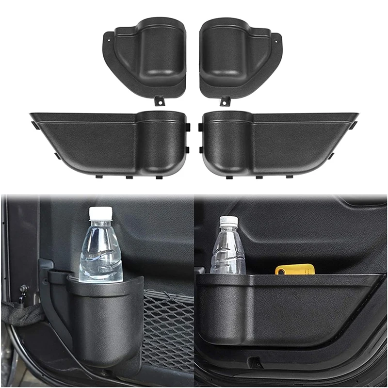

Car Front Rear Side Door Storage Box Tray for Jeep Wrangler 2018 2019