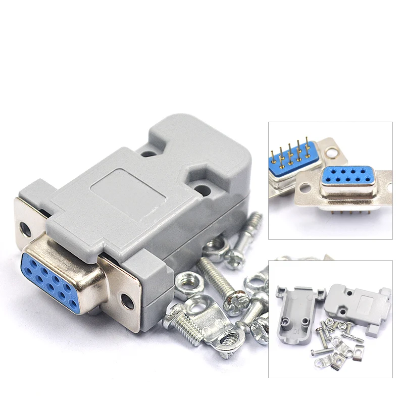 Разъемы DB9 9-контактный переходник Папа-папа последовательный разъем RS232