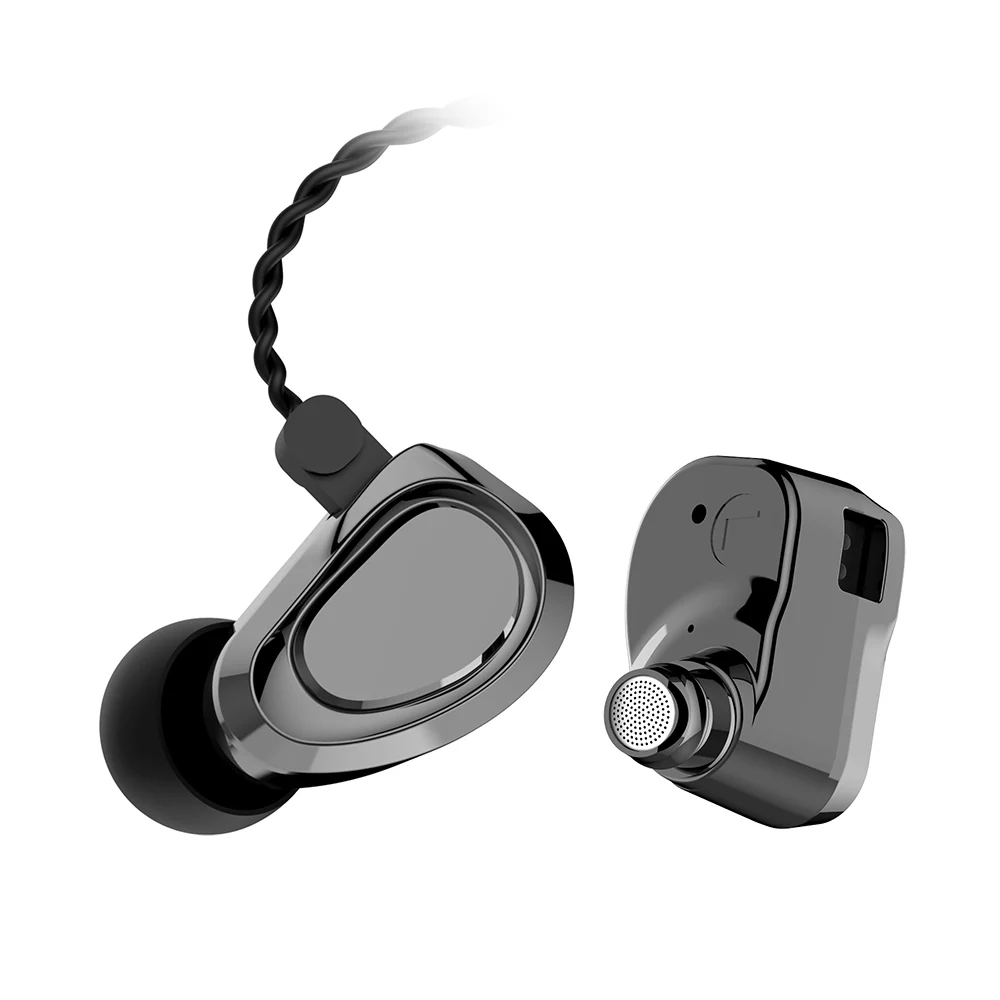 Наушники вкладыши KBEAR KB04 1BA + 1DD гибридные водительские Hi Fi DJ мониторы проводные