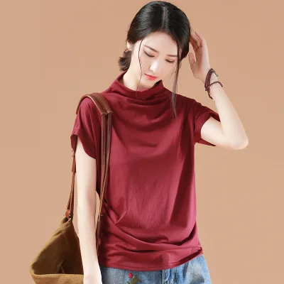 

Fashion Logo Printing T Shirts Women's Short gray Sleeve Fashion 100% cotton Female T-Shirts