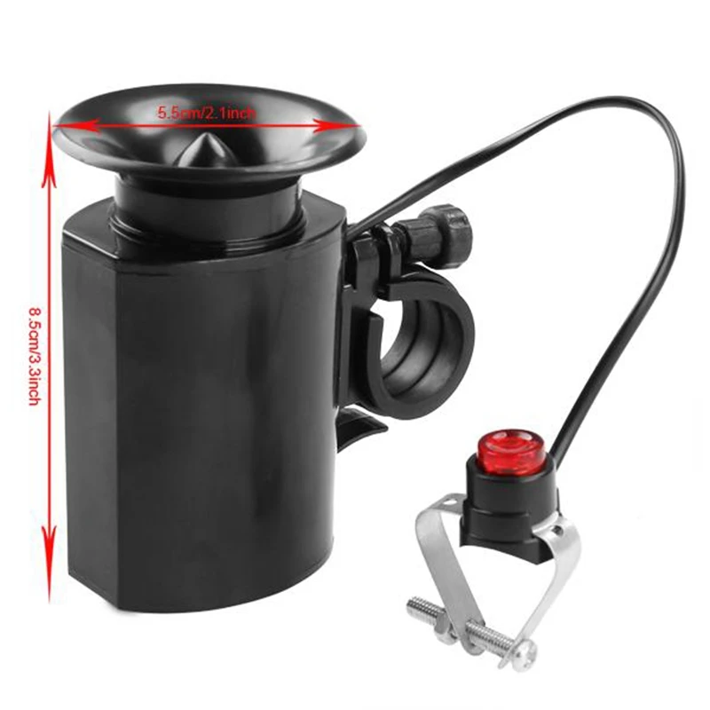 

Bicycle Bell 6-Sounds Electronic Cycling Horns Bike Loud Alarm Strong Loud Handlebar Ring Safety Siren Ultra-loud Bike Horn