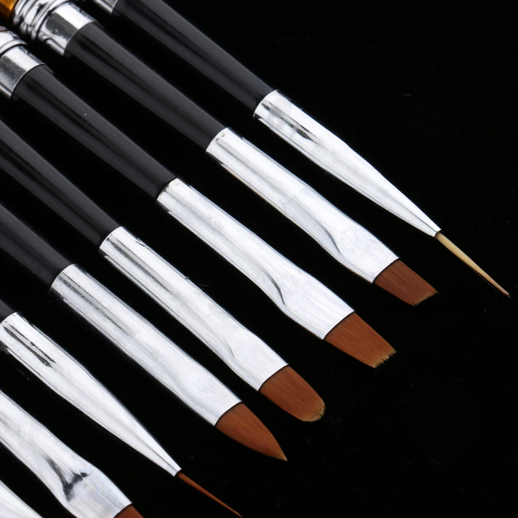 

10PCS Nail Art Design Brush Set Gel UV Drawing Painting Dotting Polish Brush Pencil Manicure