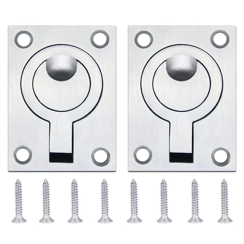 (2 упак.) раздвижное кольцо с выдвижной ручкой дверная ручка шкафчика для люка 63x44