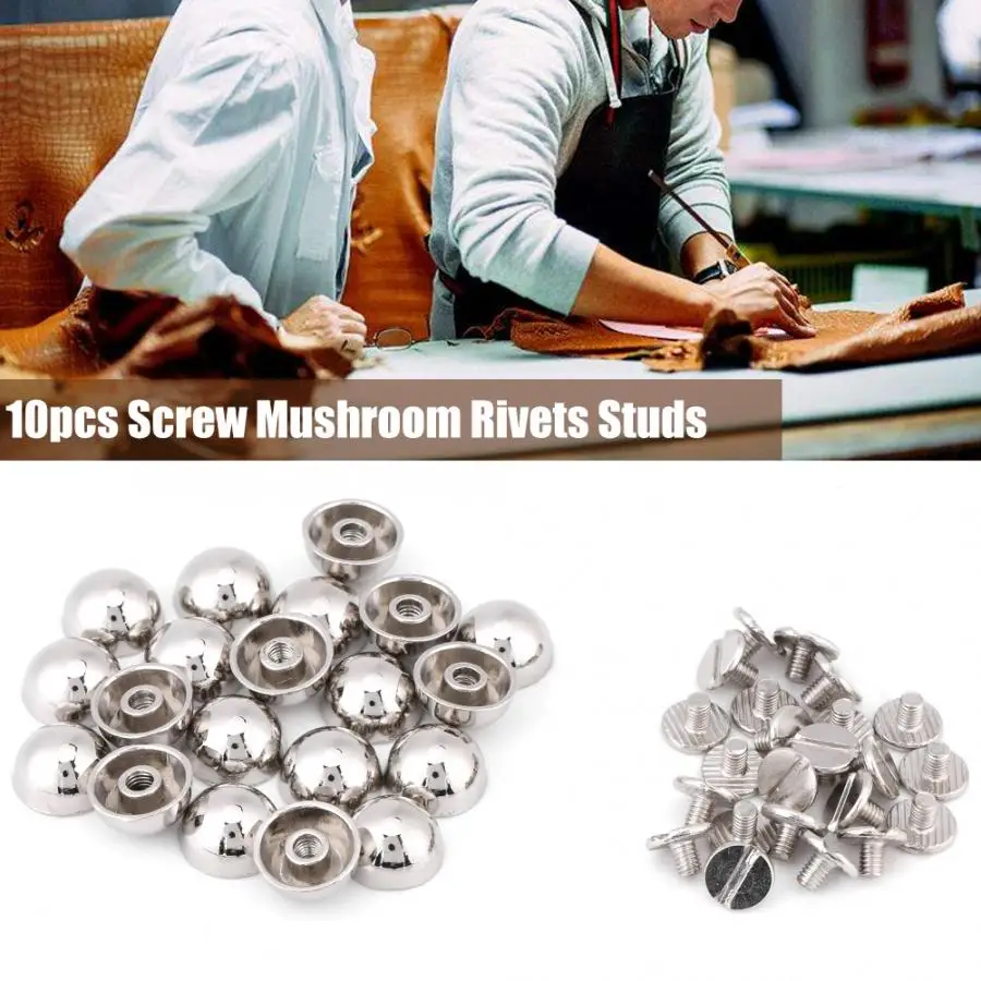 20 шт. винтовая деталь для кожаного ремня сумки обуви аксессуары украшения 2 цвета
