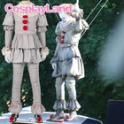 Костюм для косплея Stephen King's It 2 танцующий клоун пеннивайз полный костюм для Хэллоуина вечеринки из ужасного фильма косплей костюм сапоги