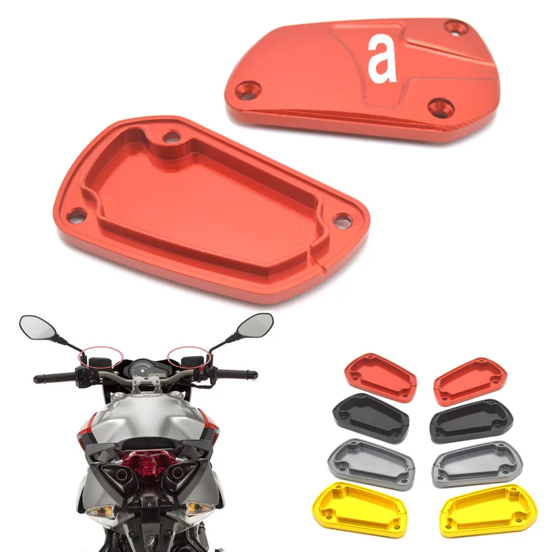 

Motorcycle Front Brake Clutch Master Cylinder Fuel Tank Cap Reservoir Cover For Aprilia SHIVER GT SHIVER750 SHIVER900
