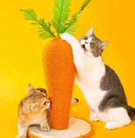 new sisal cat climbing frame scratching post cat toy grinding claws carrot cat scratching board pet products