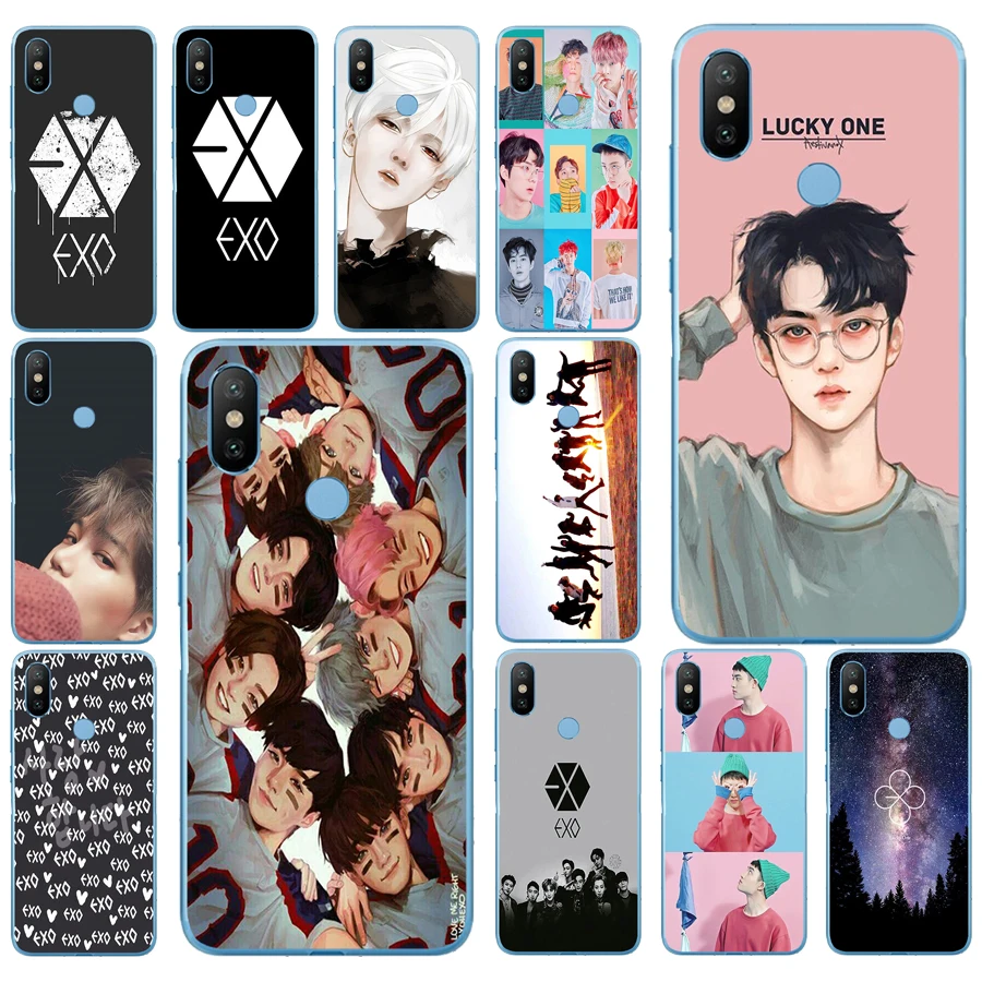 132DD Kpop exo Lucky one Мягкий силиконовый чехол для Xiaomi Redmi 6 6a mi 8 a2 lite note 5 pro 7 Чехол|Бамперы|