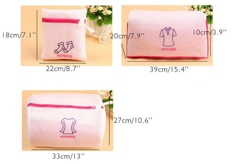 

Fashion Fine Embroidered Bra Lingerie Special Wash Bag Padded Machine Washable Mesh Kit Laundry Basket Bag Laundry Bags