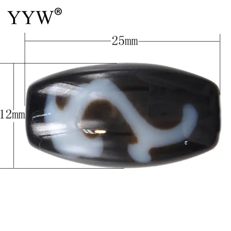 

Natural Tibetan Dzi Beads Oval Ruyi & two tone Fashion Agates Ji 20x9x3mm DIY Jewelry For Necklace Bracelet Hole:Approx 1.5mm