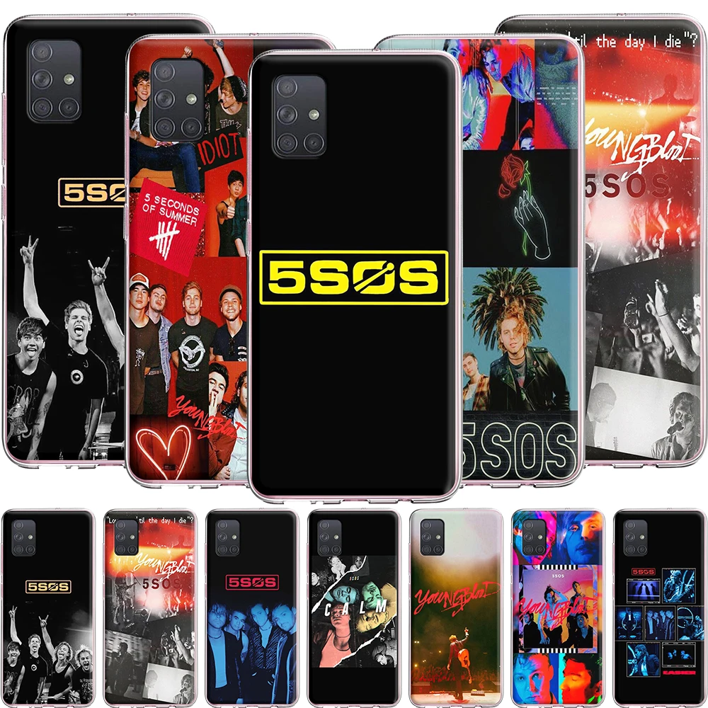 5SOS YOUNGBLOOD Calm чехол для Samsung Galaxy A51 A71 A81 A91 A10 A10S A20 A20S A20E A30 A30S A40 A40S A50 A50S A60 A70 A70S|Бамперы|