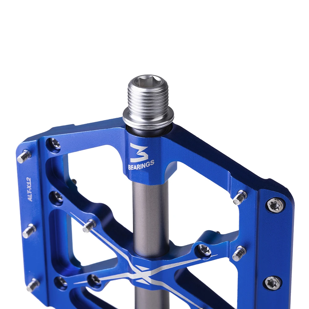 Ansjs 3 подшипника педали для горного велосипеда Плоские Педали Из Сплава на