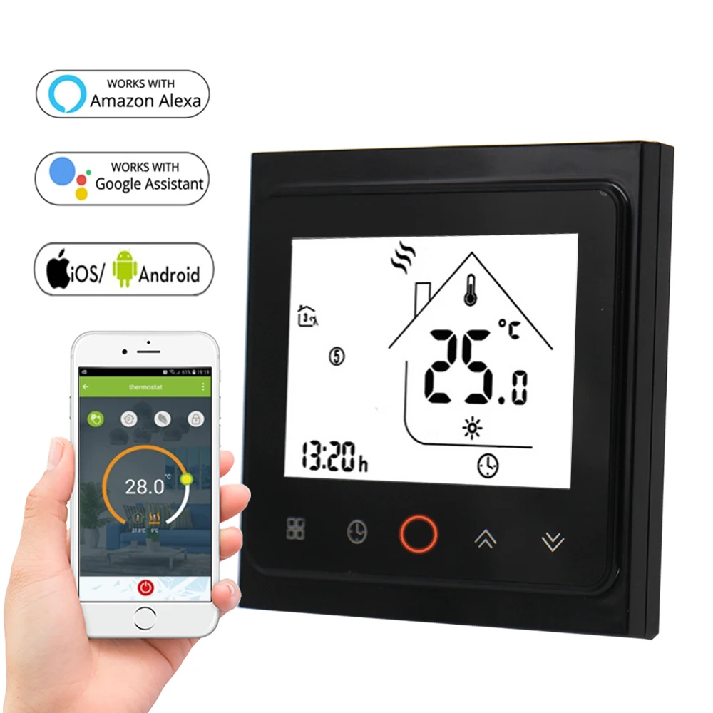 WiFi программируемый термостат для воды/Электрическое Напольное отопление