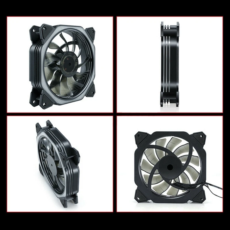 1 комплект 120Mm ЦПУ охлаждающий Coolingfan цветная (Rgb) и компьютер Pc чехол вентилятор