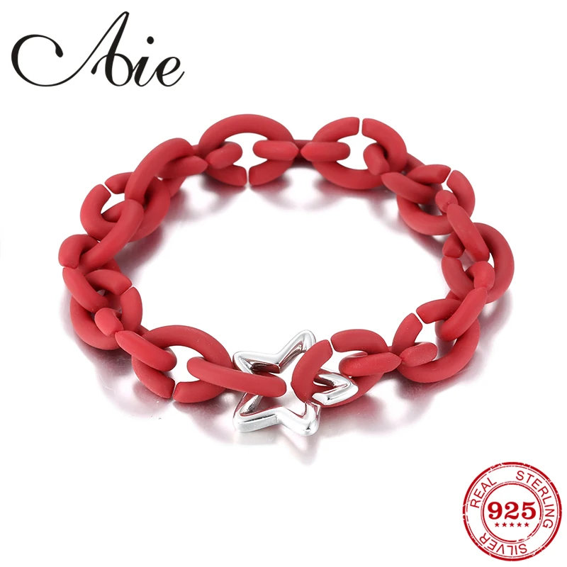 Полые в форме звезды очаровательные бусины красный браслет Европейский