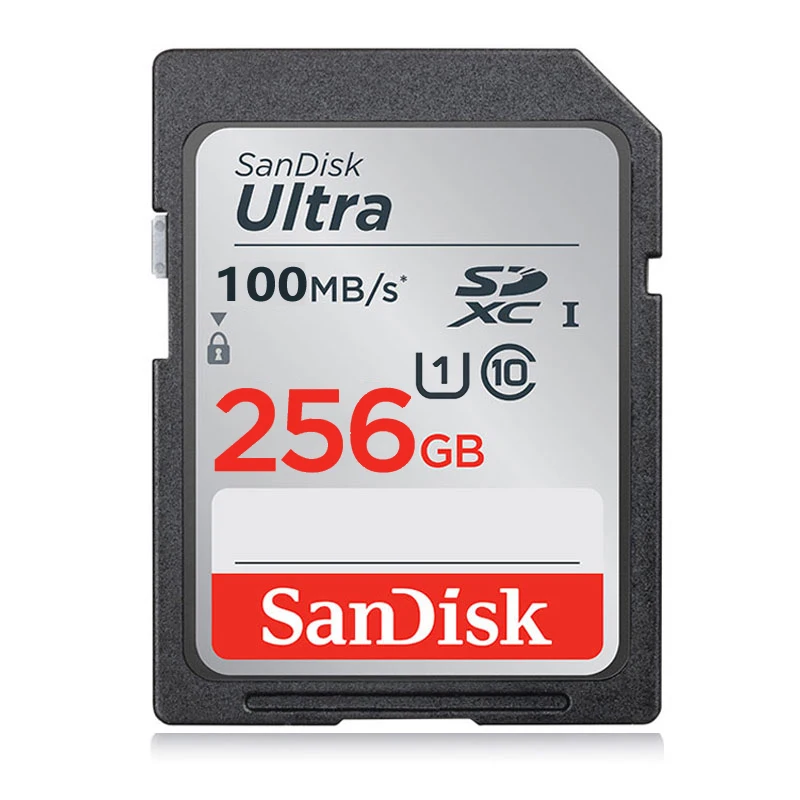 100% Оригинальный двойной флеш накопитель SANDISK SD карта 16 ГБ 32 64 128 256 Гб памяти U3 CLASS 10